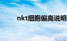 nkt细胞偏高说明什么（nkt细胞）