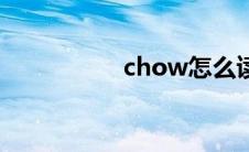 chow怎么读（chow）