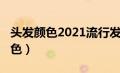 头发颜色2021流行发型（头发颜色2021流行色）