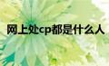 网上处cp都是什么人（游戏cp是什么意思）