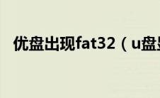 优盘出现fat32（u盘显示fat32如何修复）