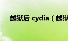 越狱后 cydia（越狱后cydia无法联网）