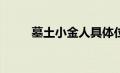 墓土小金人具体位置21个（墓土）