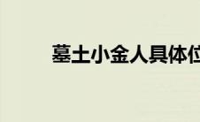 墓土小金人具体位置21个（墓土）