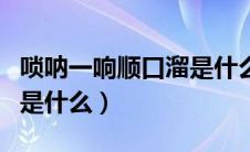 唢呐一响顺口溜是什么意思（唢呐一响顺口溜是什么）