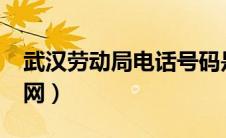 武汉劳动局电话号码是多少?（武汉劳动局官网）