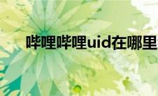 哔哩哔哩uid在哪里看（哔哩哔哩uid）