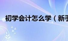 初学会计怎么学（新手学会计从哪里入手）