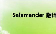 Salamander 翻译（salamander）