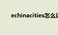 echinacities怎么读（echinacities）