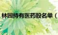 林园持有医药股名单（林园持有哪些医药股）