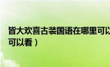 皆大欢喜古装国语在哪里可以看（皆大欢喜古装版国语哪里可以看）