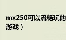 mx250可以流畅玩的游戏（mx250能玩什么游戏）