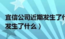 宜信公司近期发生了什么事情（宜信公司近期发生了什么）