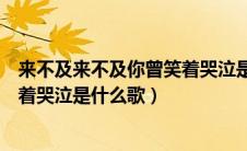 来不及来不及你曾笑着哭泣是谁唱的（来不及来不及你曾笑着哭泣是什么歌）