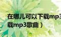 在哪儿可以下载mp3格式音乐（在哪可以下载mp3歌曲）