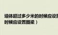 墙体超过多少米的时候应设置圈梁施工（墙体超过多少米的时候应设置圈梁）