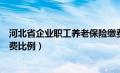 河北省企业职工养老保险缴费标准（河北省企业养老保险缴费比例）