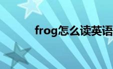 frog怎么读英语（frog怎么读）