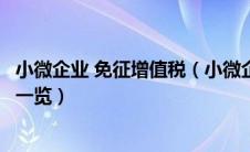 小微企业 免征增值税（小微企业免征增值税账务及税务处理一览）