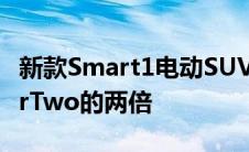 新款Smart1电动SUV的重量是原款SmartForTwo的两倍