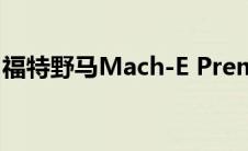 福特野马Mach-E Premium与GT性能版对比