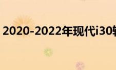 2020-2022年现代i30轿车在澳大利亚被召回