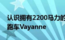 认识拥有2200马力的全新限量版全电动超级跑车Vayanne