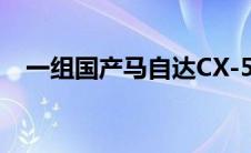 一组国产马自达CX-50实车的谍照被曝光