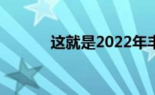 这就是2022年丰田苔原的样子