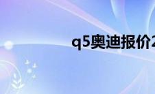 q5奥迪报价2024款价格