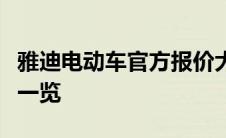 雅迪电动车官方报价大公开：最新款式与价格一览