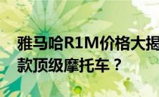 雅马哈R1M价格大揭秘：多少钱才能拥有这款顶级摩托车？