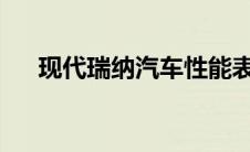 现代瑞纳汽车性能表现与市场评价分析