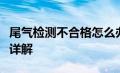 尾气检测不合格怎么办？解决方法与排查步骤详解