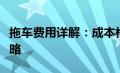 拖车费用详解：成本构成、计算方式与优化策略