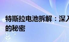 特斯拉电池拆解：深入了解电动汽车核心技术的秘密