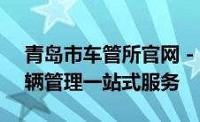 青岛市车管所官网 - 驾驶证办理、查询及车辆管理一站式服务